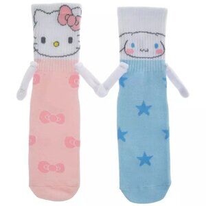 Hello Kitty & Cinnamoroll Magnetic Crew Socks